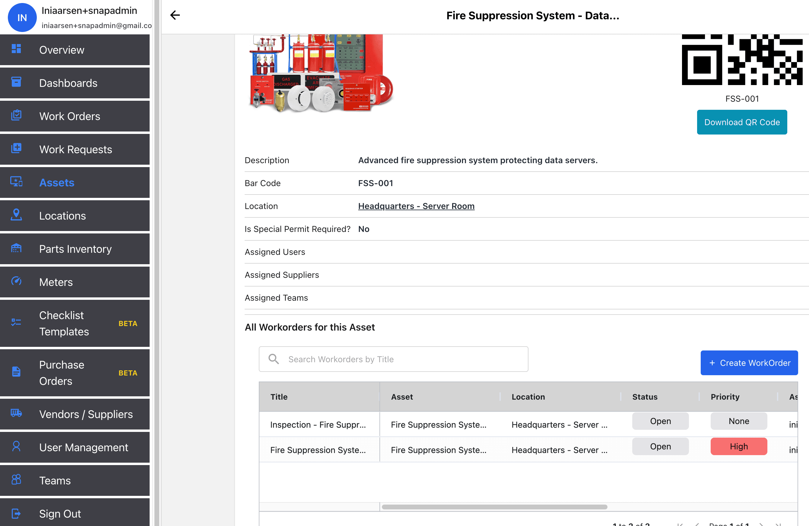 Asset Management Dashboard